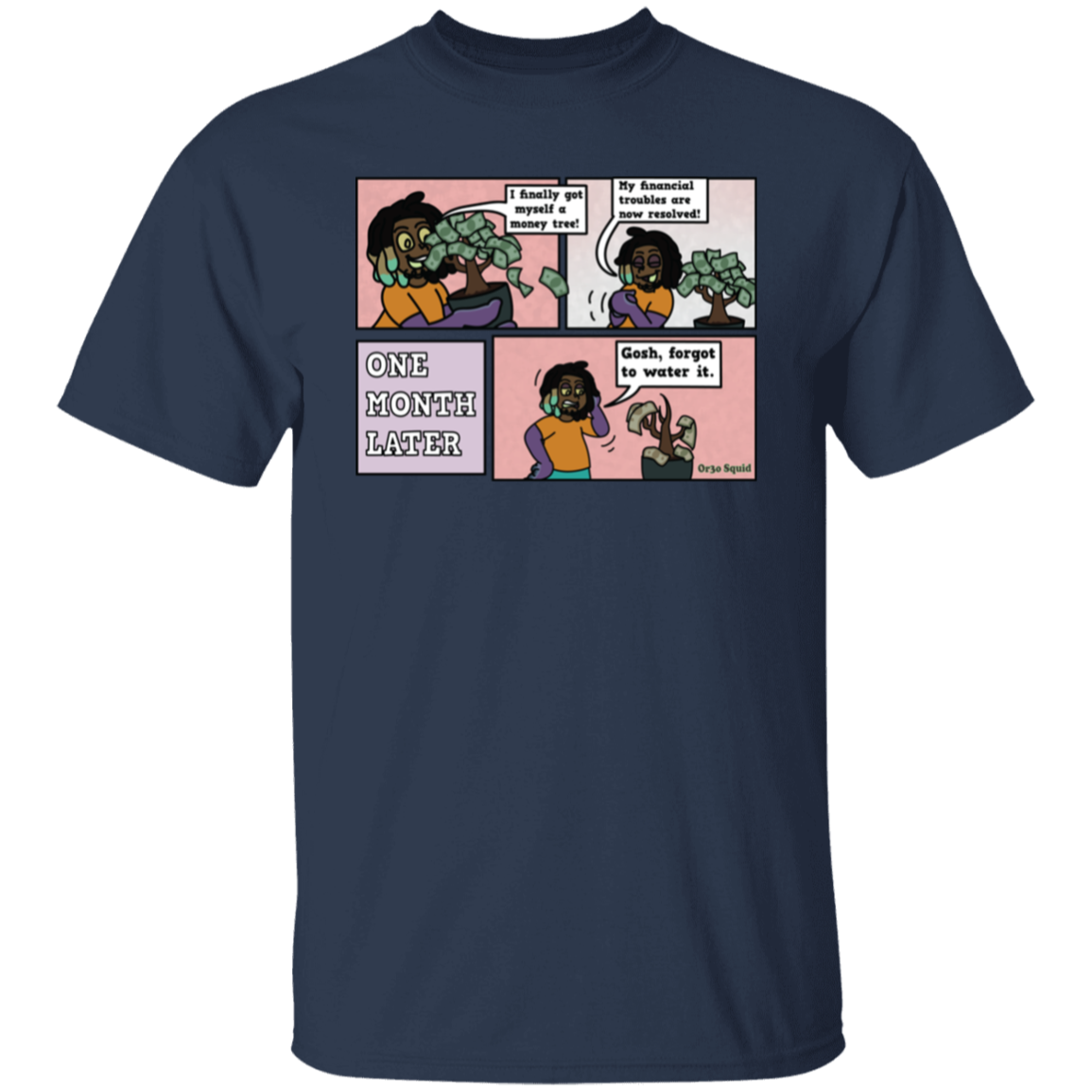 Money Tree Comic - Short Sleeve T-Shirt