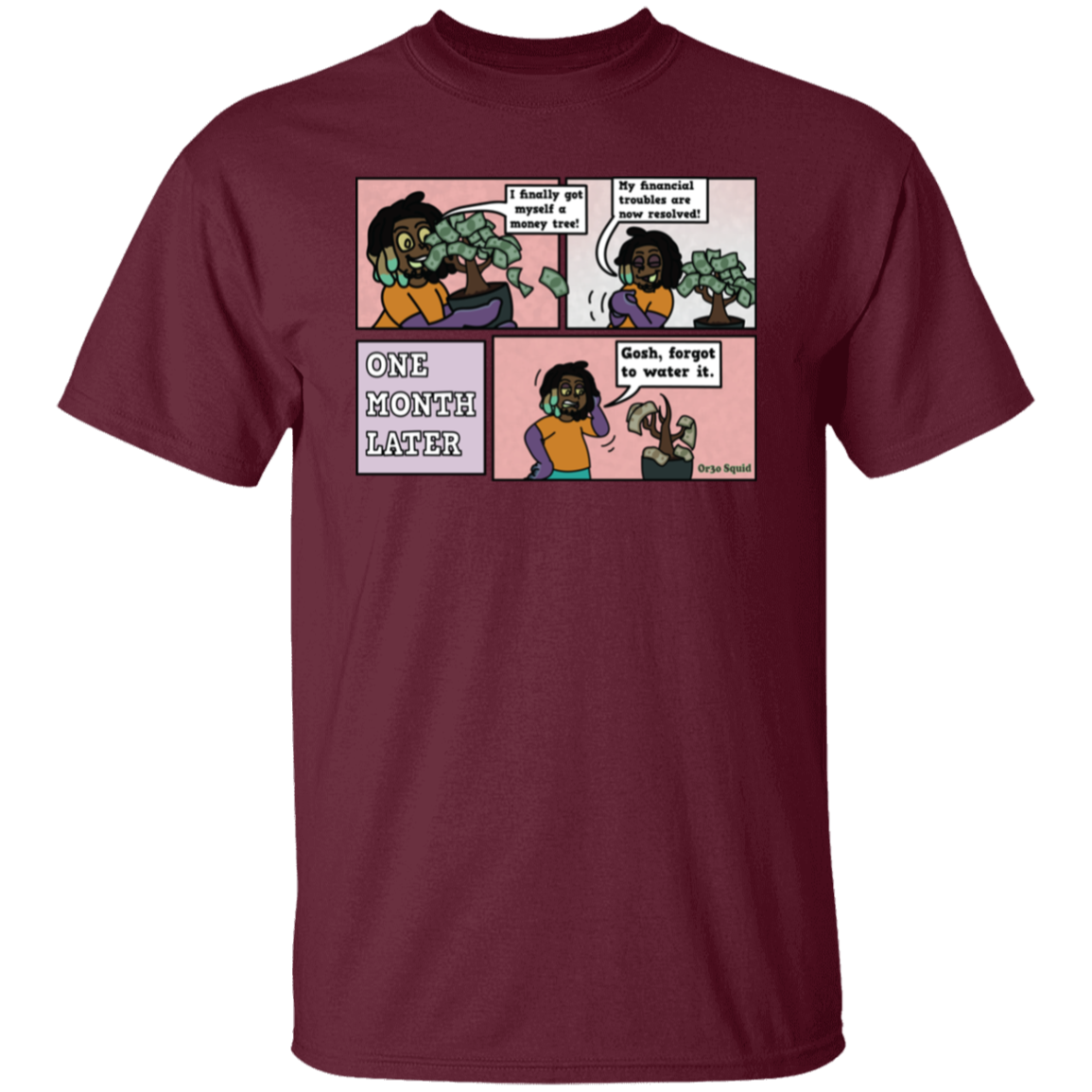 Money Tree Comic - Short Sleeve T-Shirt