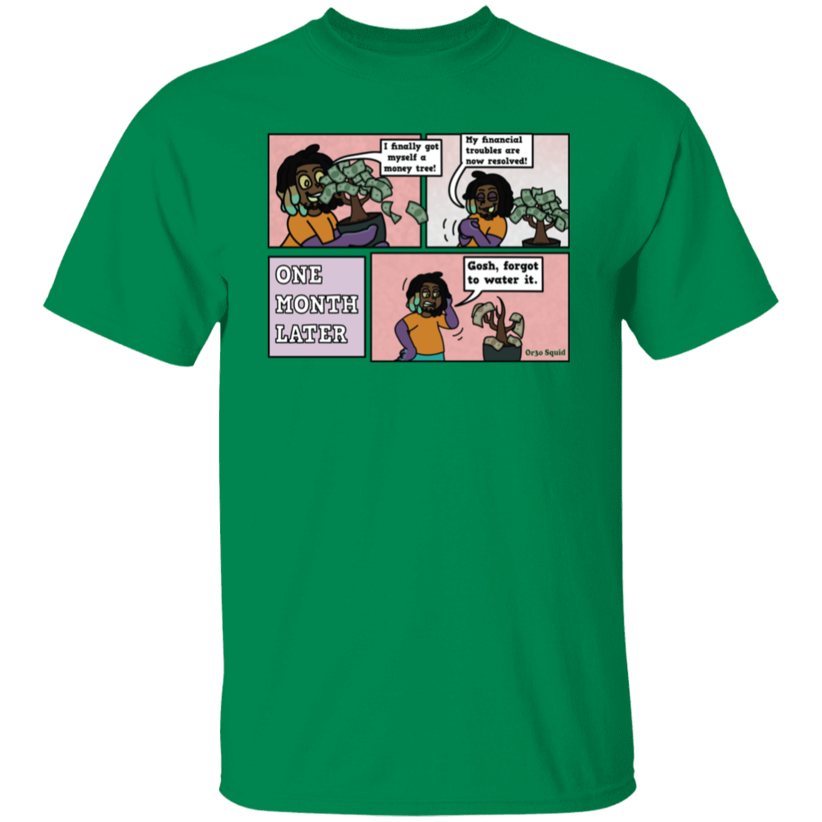 Money Tree Comic - Short Sleeve T-Shirt