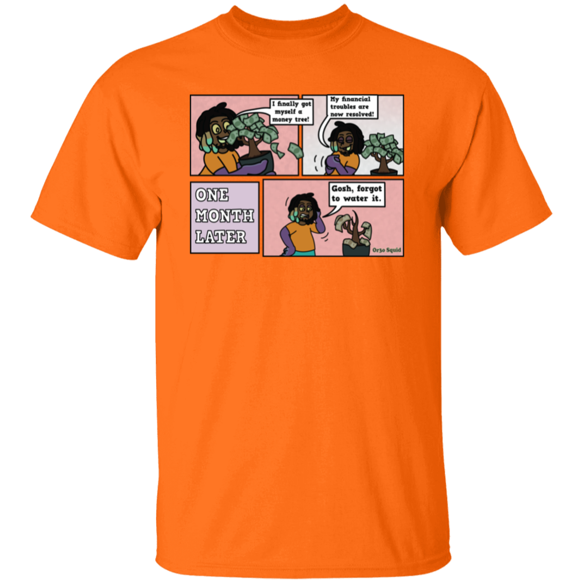 Money Tree Comic - Short Sleeve T-Shirt