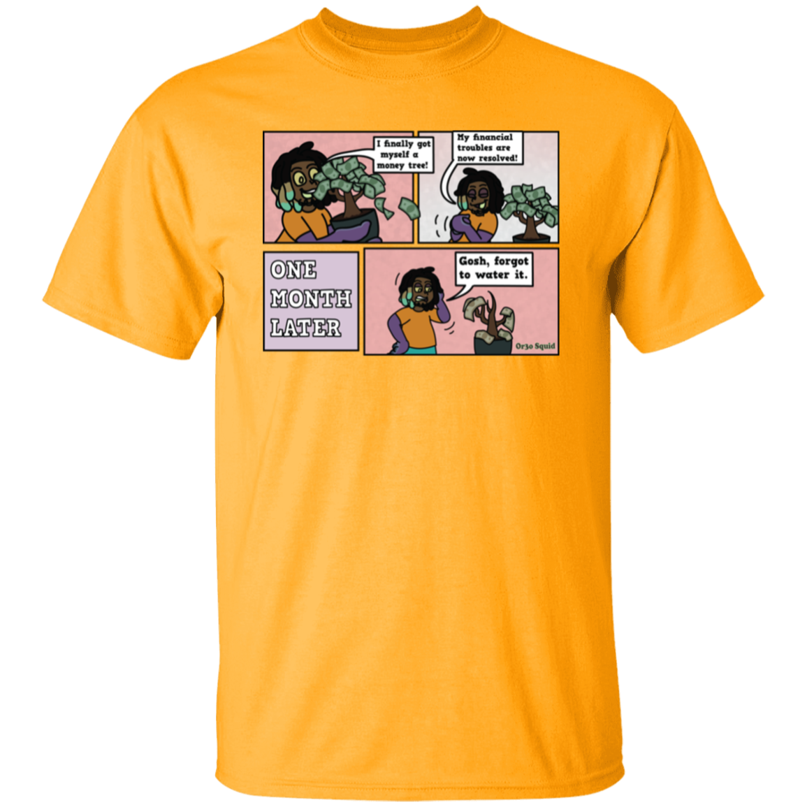 Money Tree Comic - Short Sleeve T-Shirt